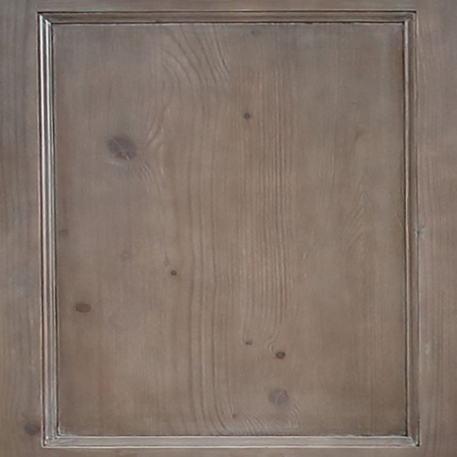 Bibliothèque d'angle ouverte avec panel en épicéa brun fumé grisé - Natural