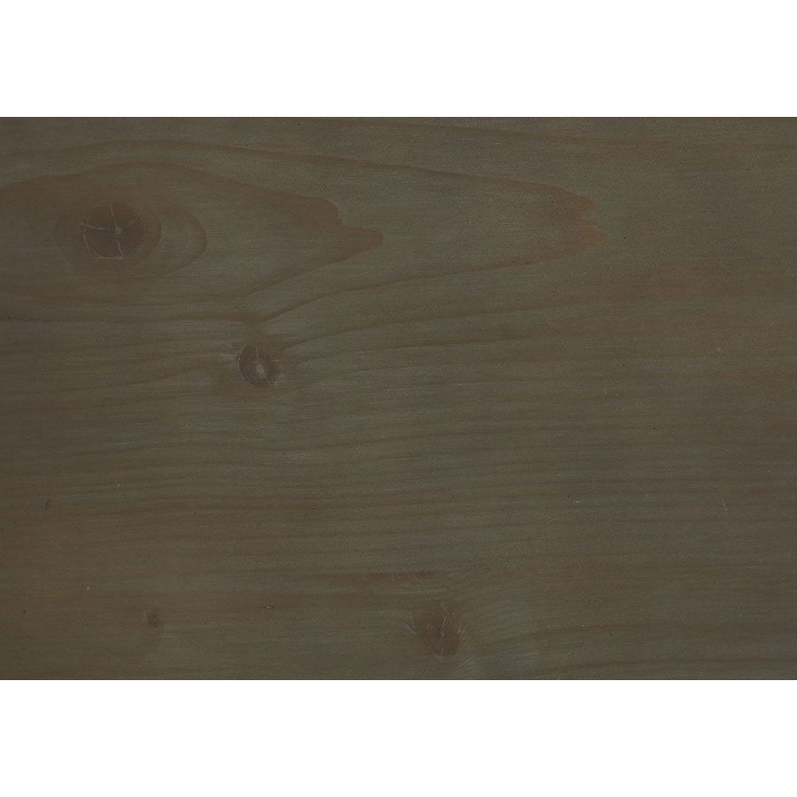 Table de chevet en épicéa brun fumé grisé - Vénitiennes