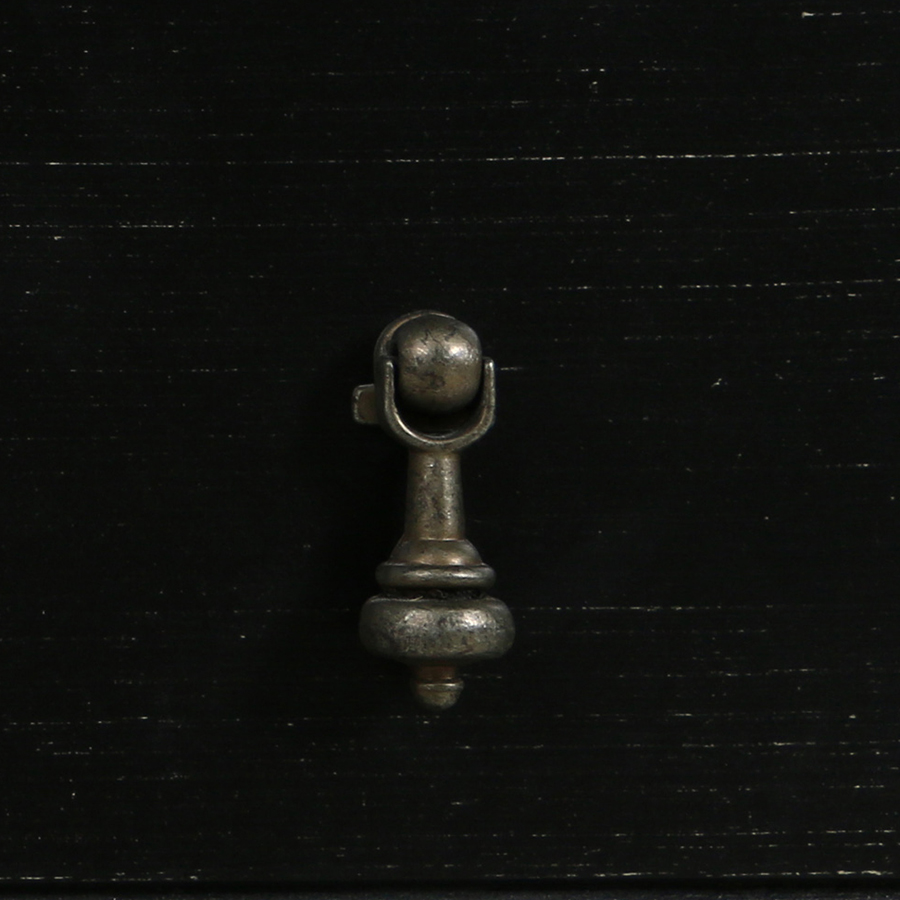 Meuble de mercerie noir en bois 7 tiroirs - Bruges