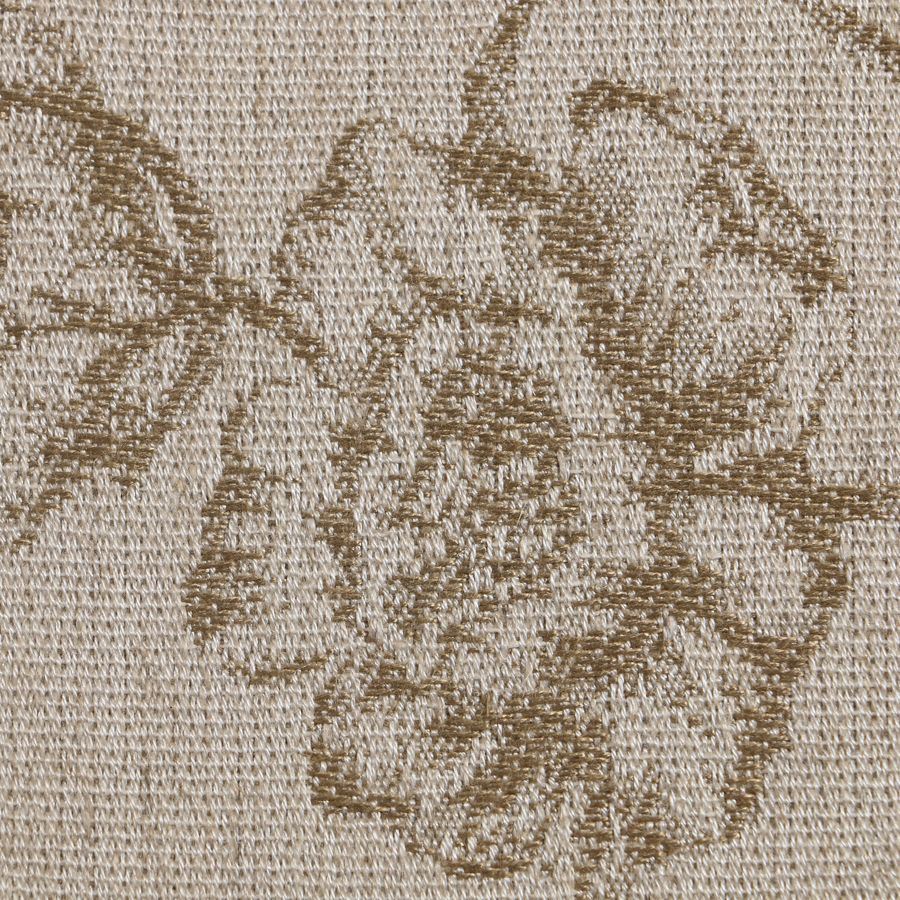 Fauteuil en tissu paradisier et hévéa massif blanc - Honoré