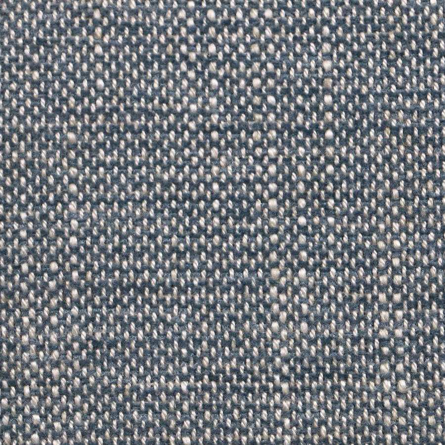 Chaise en tissu bleu chambray et frêne massif - Éléonore