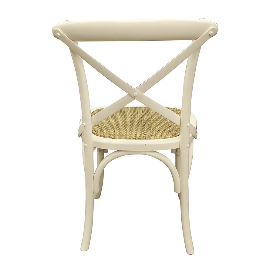 Chaise bistrot blanche