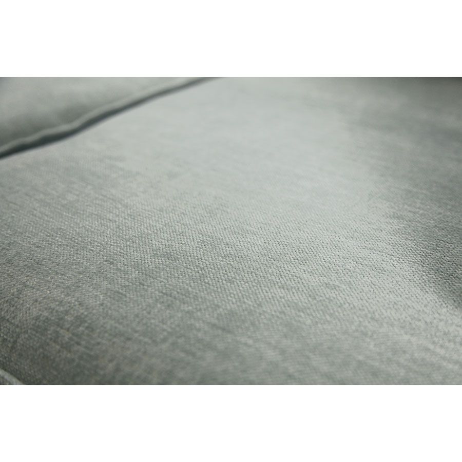 Soldes - Housse pour canapé d'angle 5 places en tissu gris - Malcolm -  Interior's