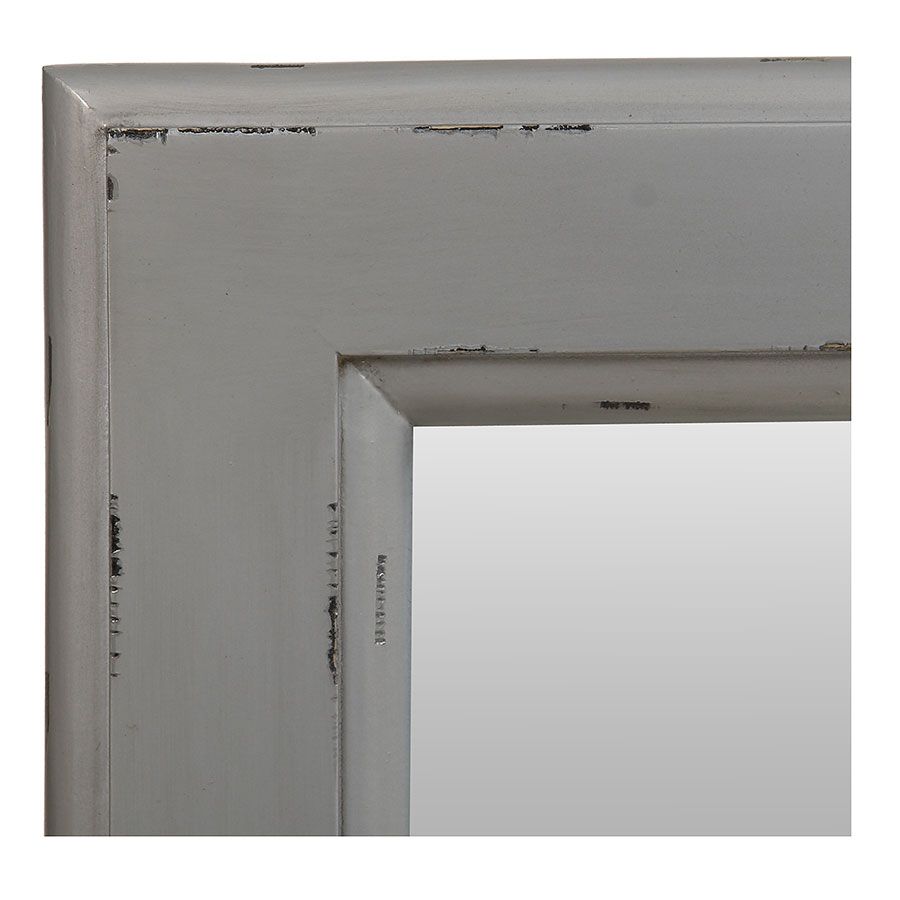 Miroir rectangulaire silver glossy