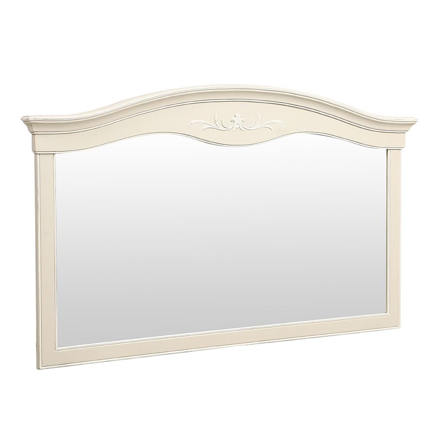 Miroir rectangulaire beige - Lubéron