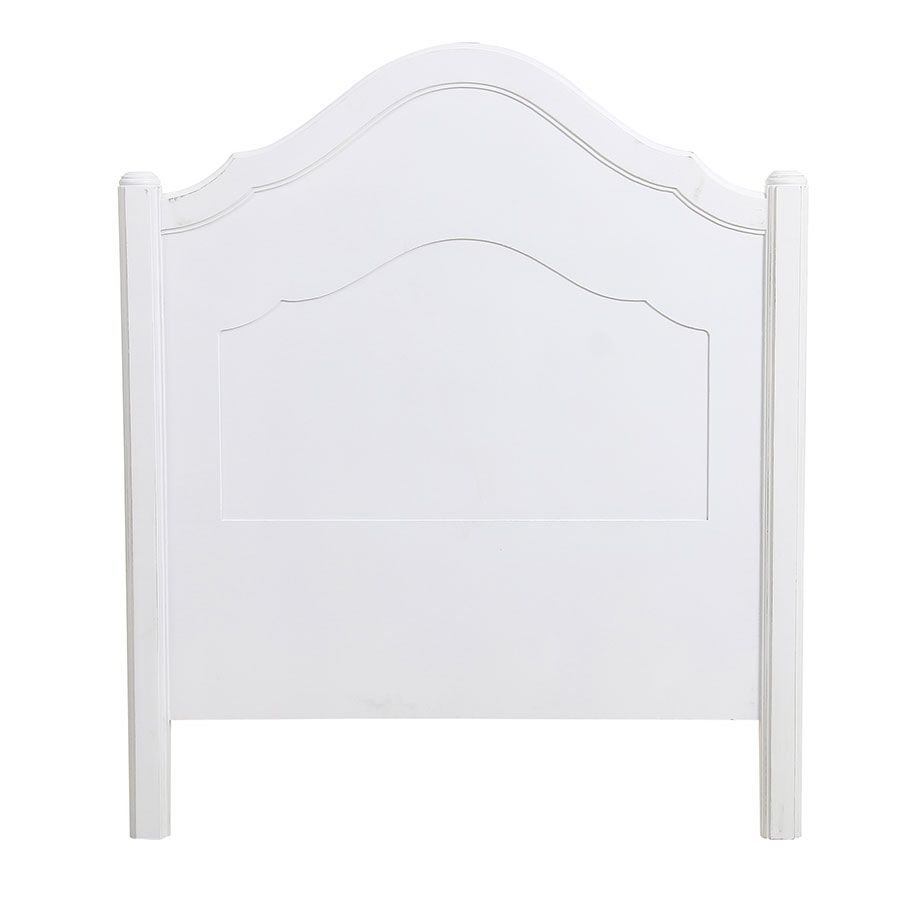 Tête de lit 90 cm blanche en bois - Lubéron