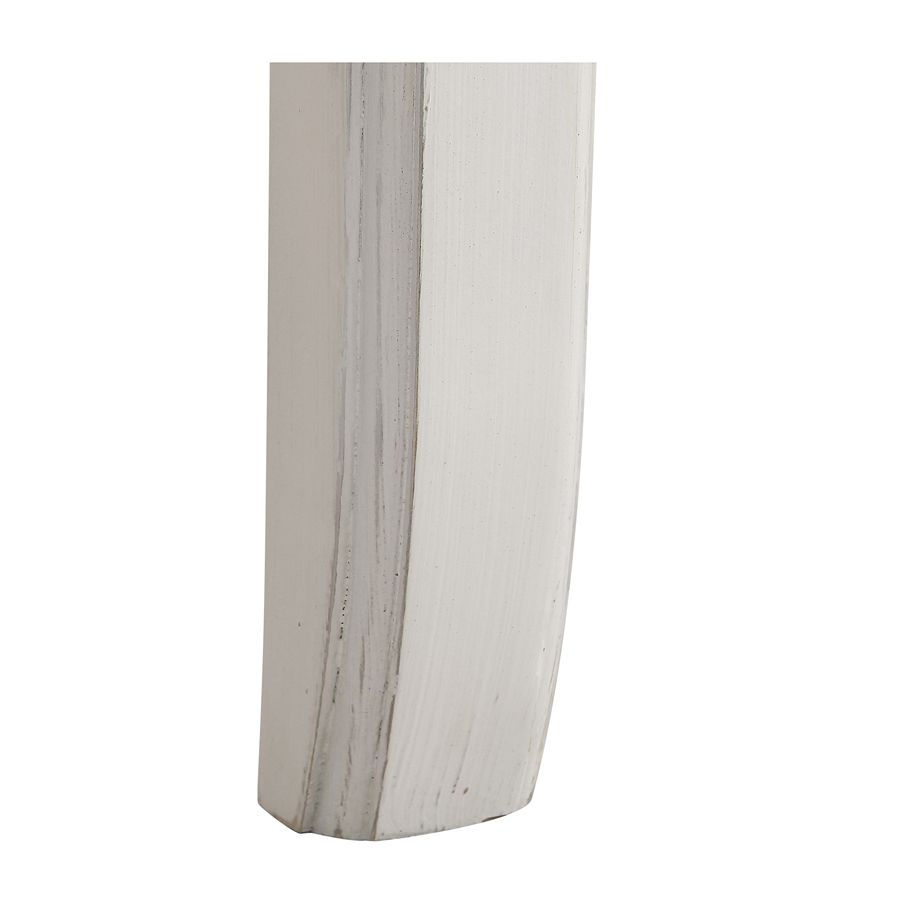 Tête de lit 180 cm blanche en bois - Lubéron