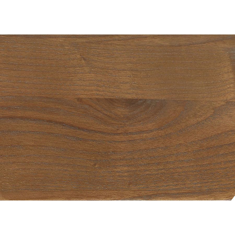 Table de chevet en pin gris clair vieilli et plateau en frêne massif - Esquisse