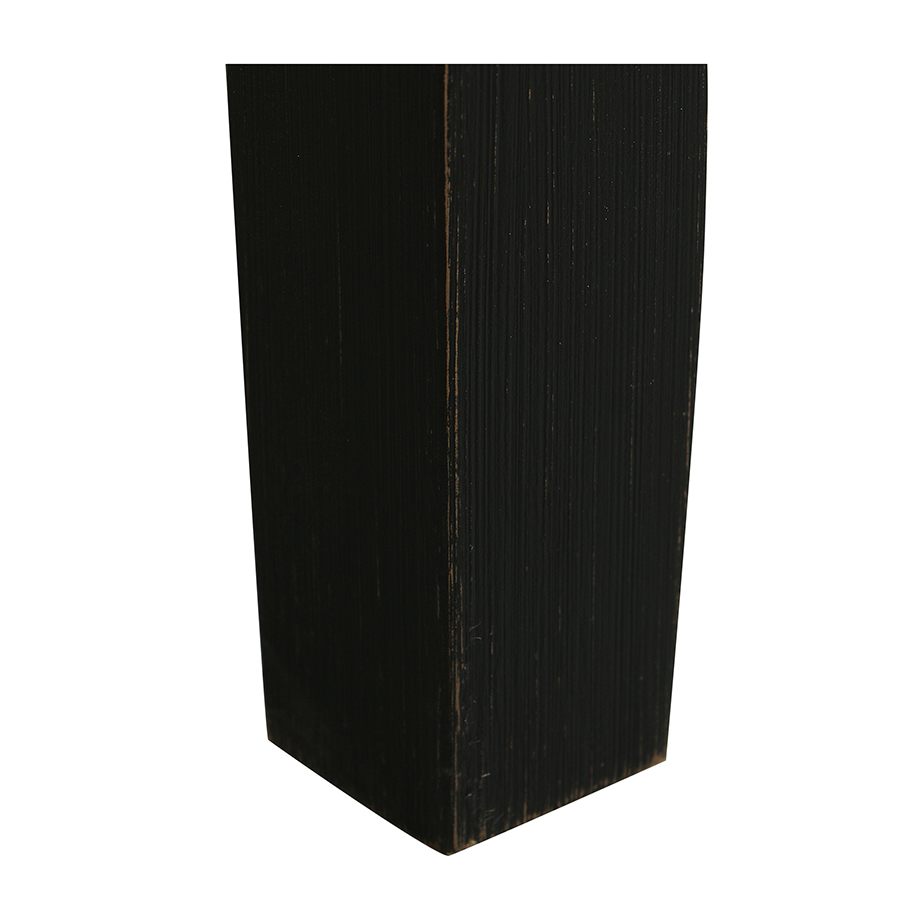 Table basse rectangulaire noire avec tiroir à double sens - Magellan