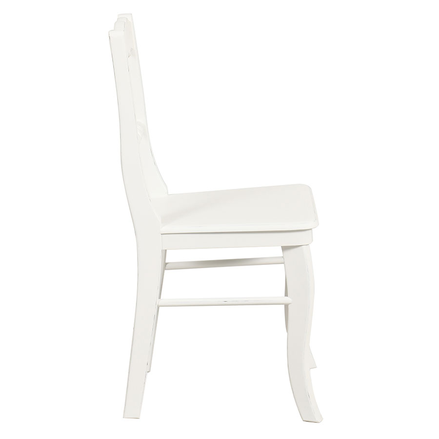 Chaise blanche en bois - Harmonie