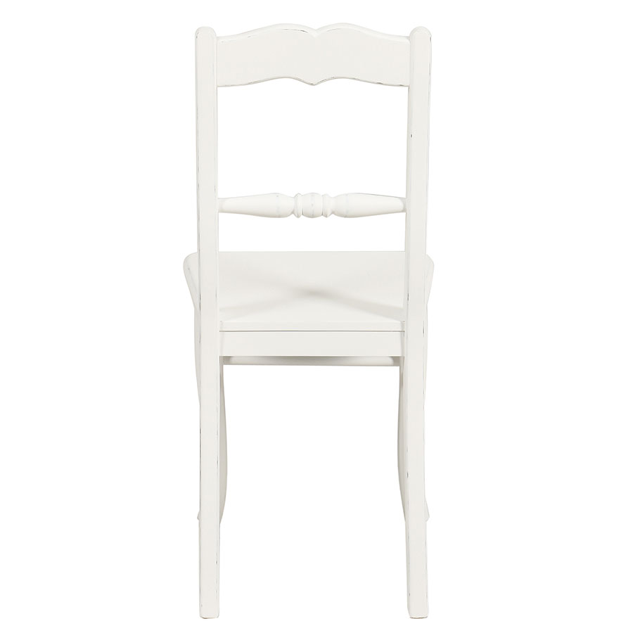 Chaise blanche en bois - Harmonie