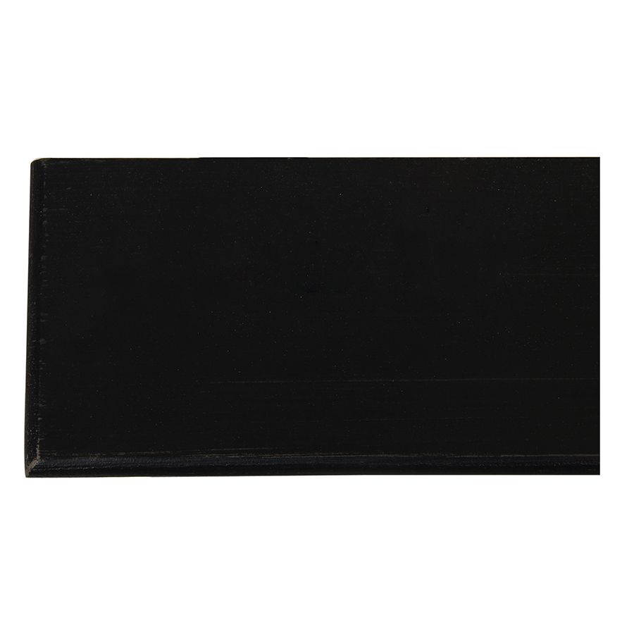 Lit 140x190 cm en bois noir - Harmonie