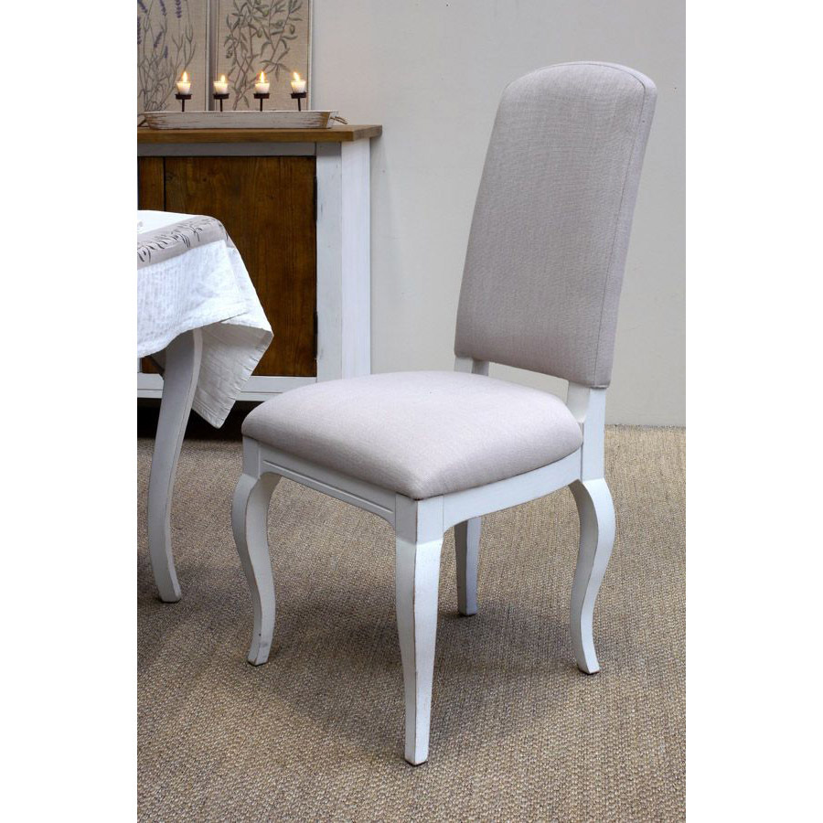 Chaise en tissu et hévéa - Provence