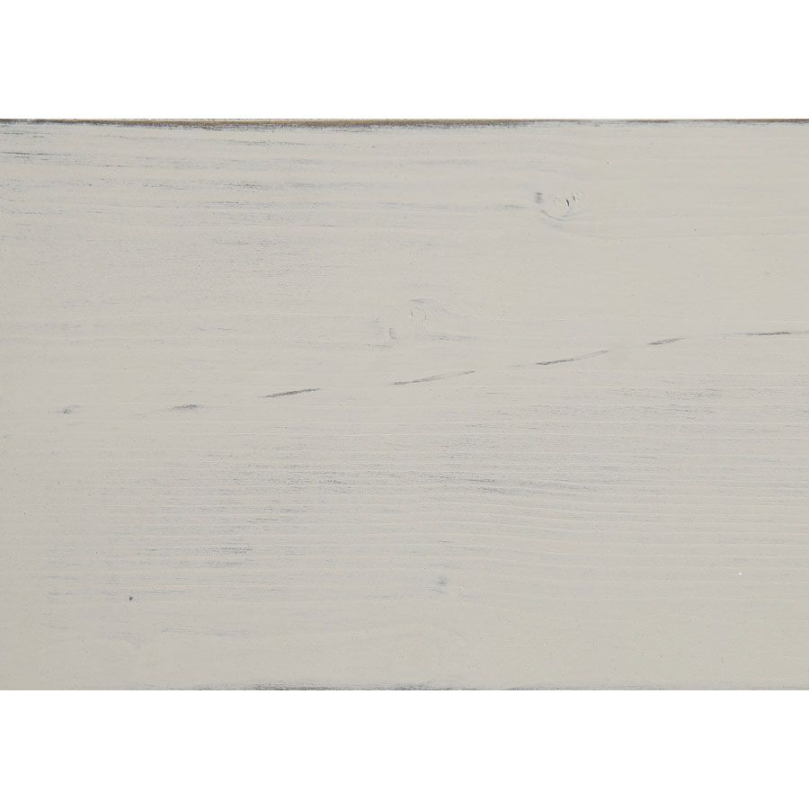Lit pour literie 180x200 cm en épicéa blanc vieilli - Provence