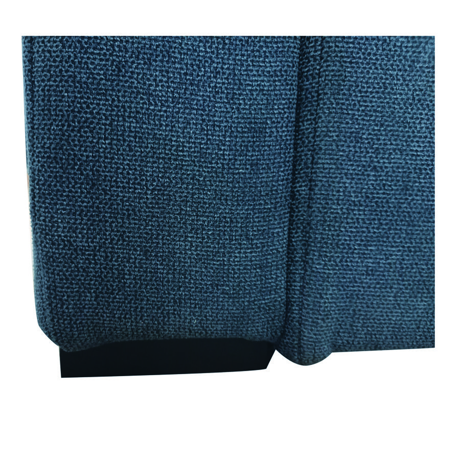 Canapé 4 places convertible couchage quotidien en tissu bleu foncé - Malcolm