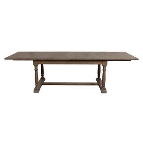 Table rectangulaire extensible en épicéa brun fumé - Natural - Visuel n°4