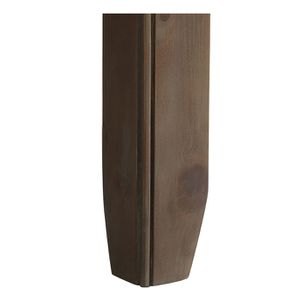 Table basse rectangulaire contemporaine brun fumé en épicéa - First