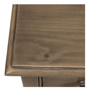 Petit meuble de rangement en épicéa brun fumé grisé - Natural - Visuel n°9