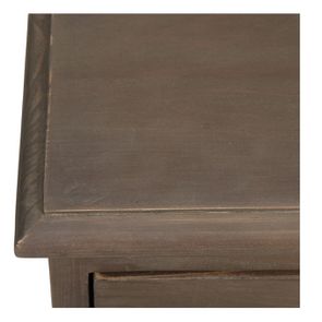 Table de chevet en épicéa massif brun fumé grisé - Natural - Visuel n°9