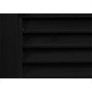 Tête de lit 90 noire en épicéa massif - Vénitiennes - Visuel n°2