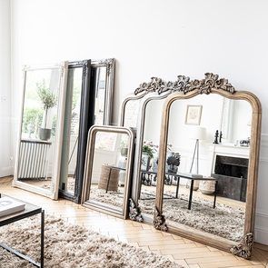 Grand miroir blanc - Les Miroirs d'Interior's
