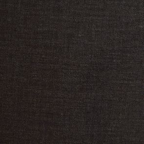 Fauteuil en hévéa noir et tissu gris anthracite - Louis