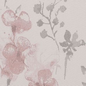 Fauteuil en tissu fleur opaline - Auguste