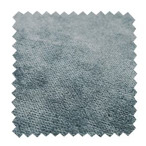 Tissu au mètre velours bleu/gris