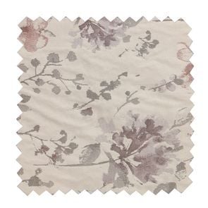 Tissu au mètre motif fleurs opalines