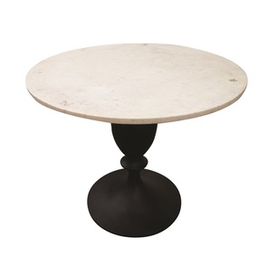 Table repas ronde plateau marbre pour 2 à 4 personnes - Factory
