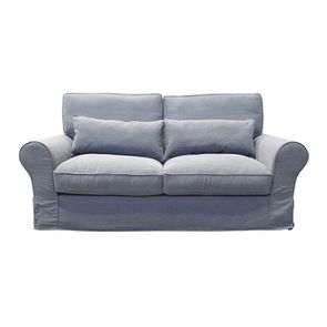 Housse pour canapé 3 places en tissu gris - Newport
