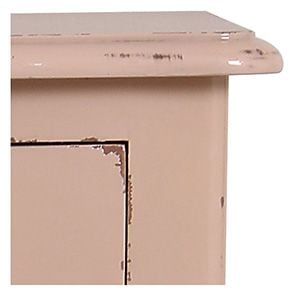 Commode chiffonnier rose poudré 5 tiroirs