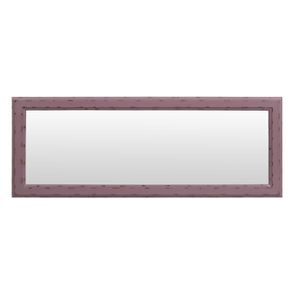Miroir rectangulaire en bois lilas glossy