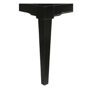 Table basse rectangulaire noire