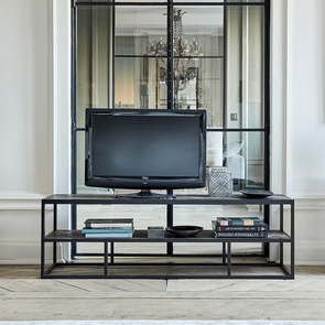 Meuble TV en bois et métal - Haussmann