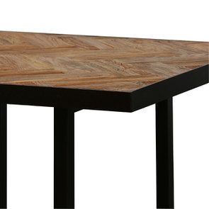 Table rectangulaire industrielle en bois et métal - Haussmann - Visuel n°10