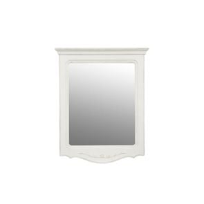 Miroir trumeau en bois blanc vieilli - Lubéron