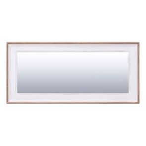 Grand miroir rectangulaire en pin blanc - Esquisse
