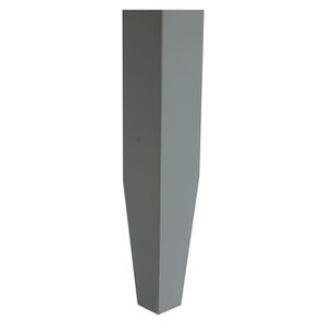 Console 1 tiroir en pin massif gris foncé - Esquisse