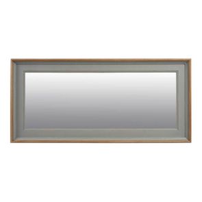 Grand miroir rectangulaire en pin gris - Esquisse