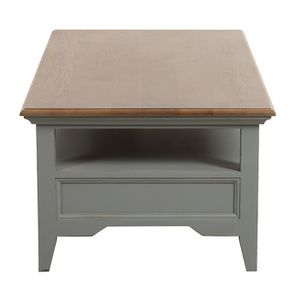 Table basse rectangulaire grise en pin - Esquisse - Visuel n°7