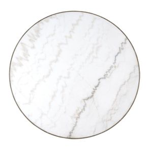 Table ronde plateau en marbre blanc - Minéral - Visuel n°7