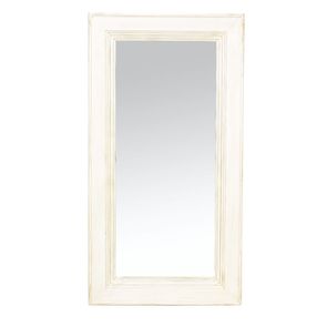Miroir rectangulaire blanc en bois - Harmonie
