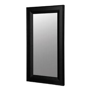 Miroir rectangulaire noir en bois - Harmonie