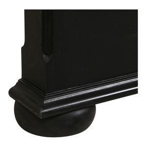 Tête de lit 90 cm en bois noir - Harmonie