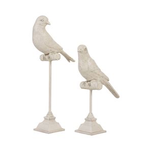 Statuettes oiseaux (lot de 2)