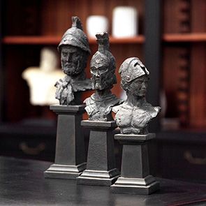 Statuettes trio de statues gladiateurs