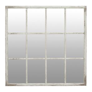Miroir fenêtre en épicéa massif - Visuel n°1