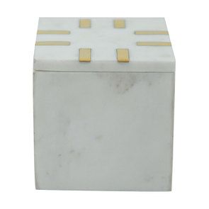 Boîte carrée en marbre