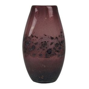 Vase en verre coloré violet/rose